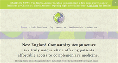 Desktop Screenshot of necacupuncture.com
